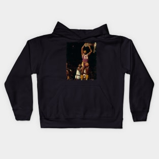 Kareem Abdul Jabbar and Oscar Robertson Looking On Wards Kids Hoodie